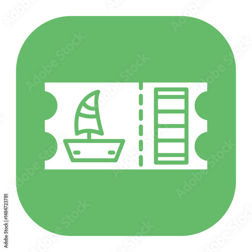 Cruise Ticket Icon