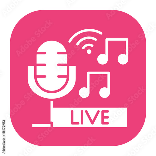 Live Music Icon