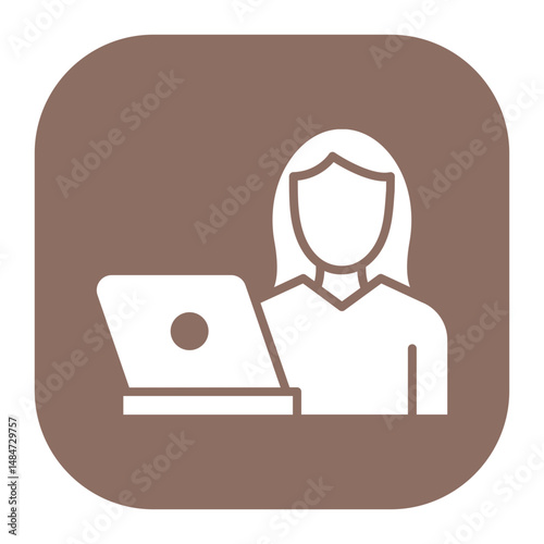 Software Engineer Woman Icon
