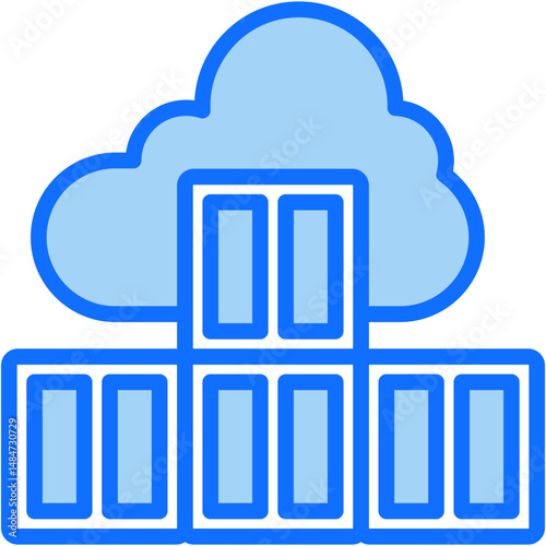 Continuous Integration Mixed Icon Vector Illustration