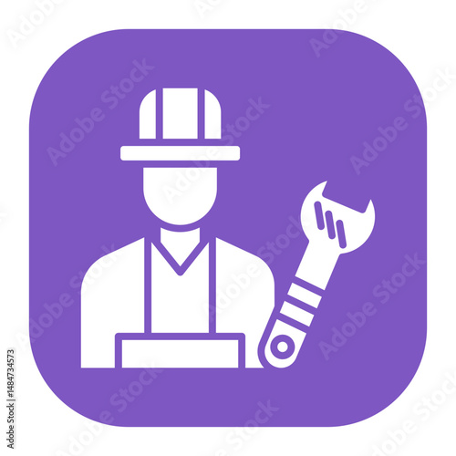 Male Plumber Icon
