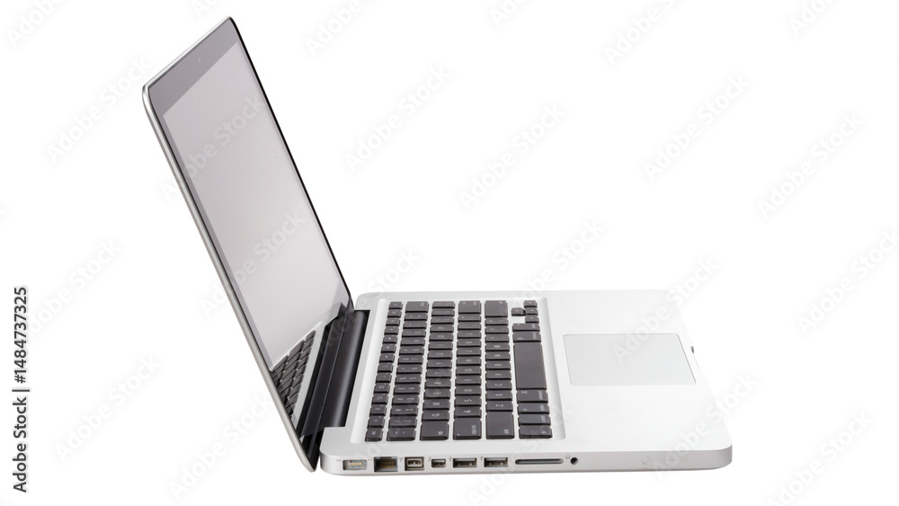 Laptop on transparent background. Laptop on transparent background.