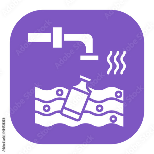 Water Pollution Icon