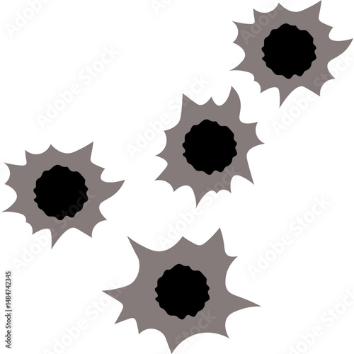 Bullet Hole Vector