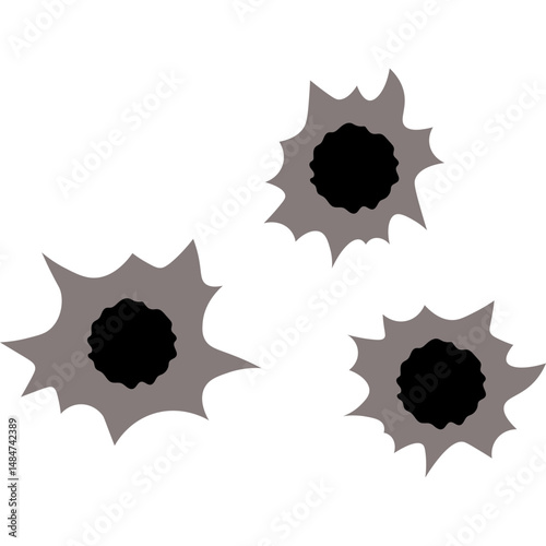 Bullet Hole Vector