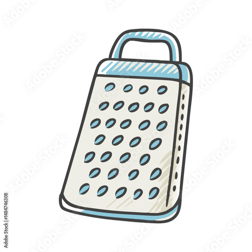 grater icon, grater vector illustration-simple illustration of grater, perfect for grater logos and icons