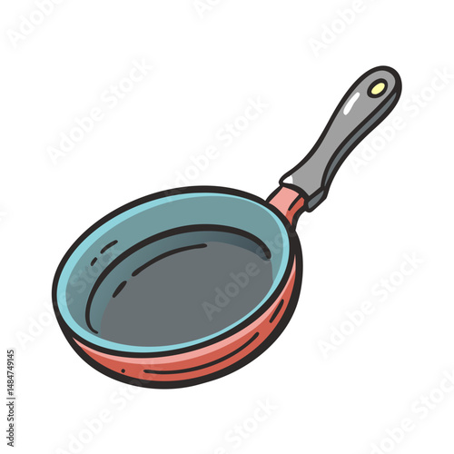 skillet pan icon, skillet pan vector illustration-simple illustration of skillet pan, perfect for skillet pan logos and icons