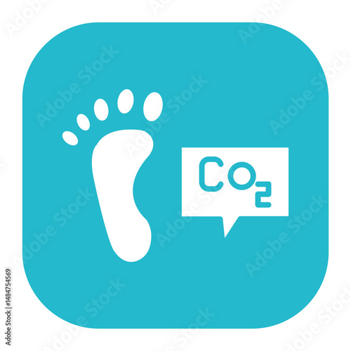 Carbon Footprint Icon