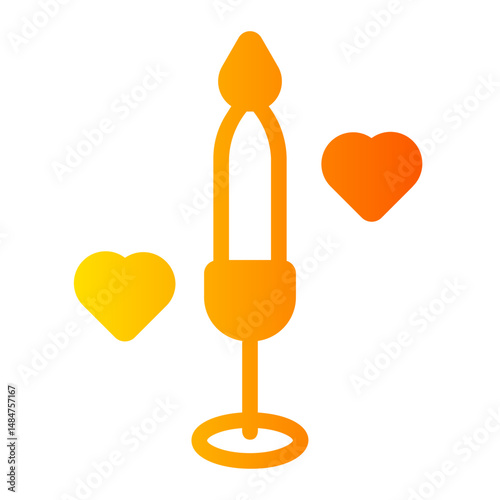 candle gradient icon