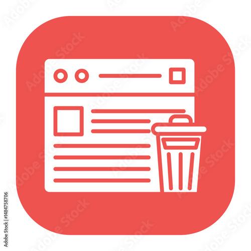 Data Erasure Icon