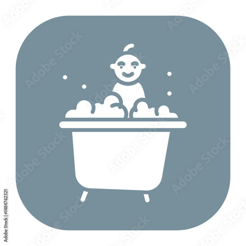 Baby bathtub Icon