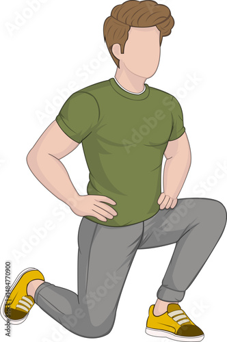 Man workout excersice