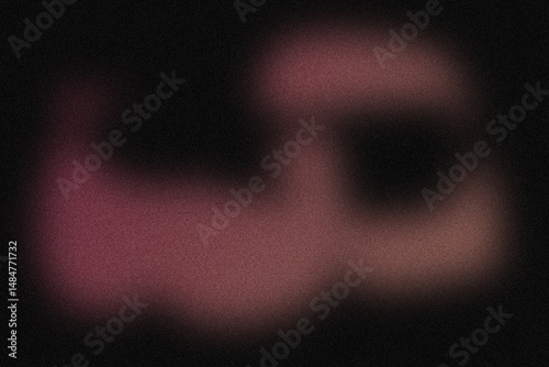 Abstract blurred form with faded colors and smooth gradients.