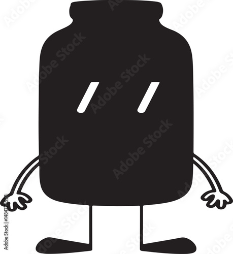 Bottle icon vector image for any use