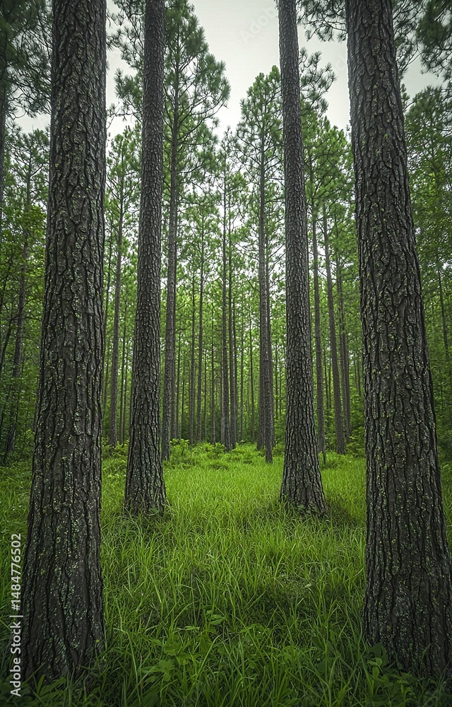 Fototapeta premium trees in the forest