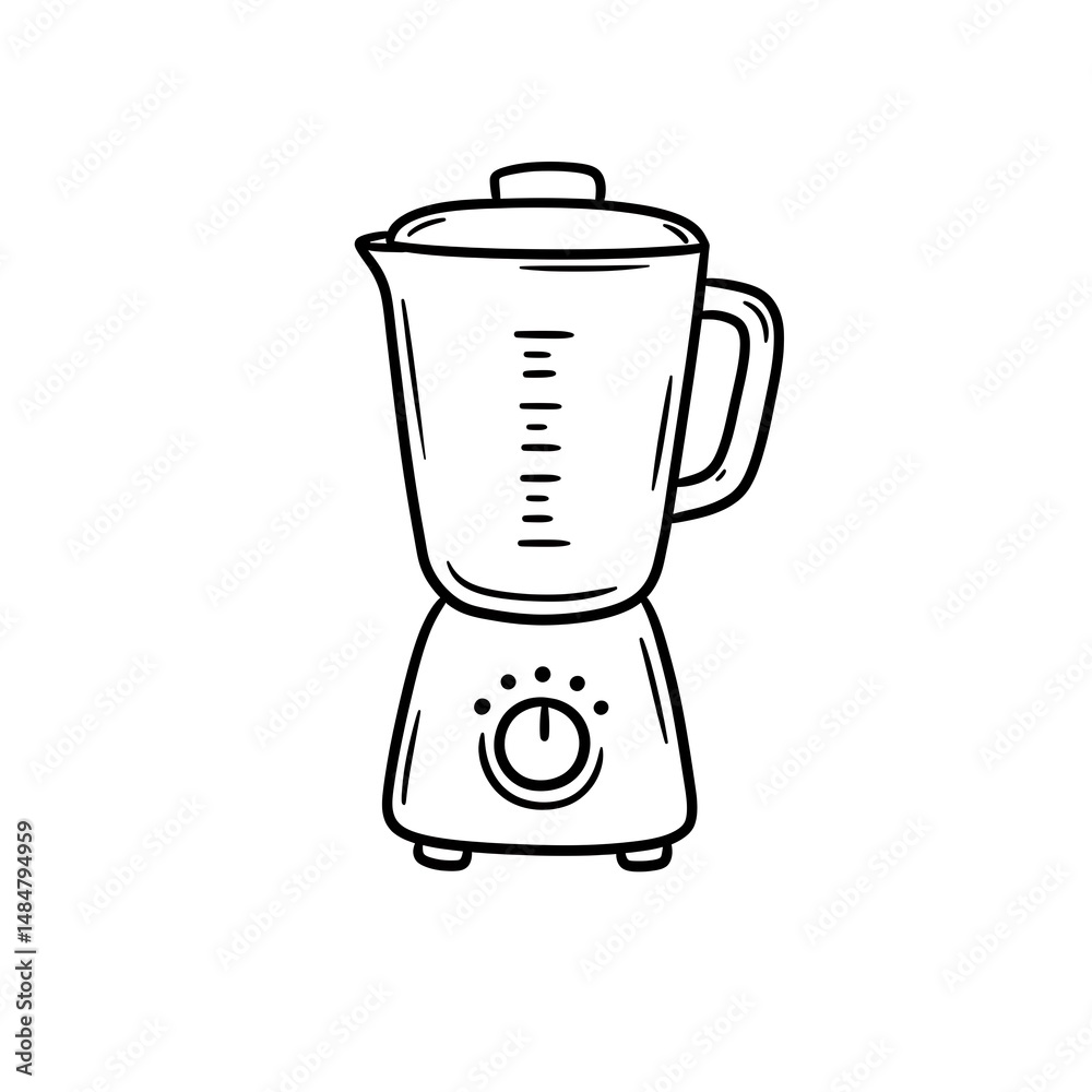 Hand Drawn Blender Illustration Hand Drawn Blender Illustration
