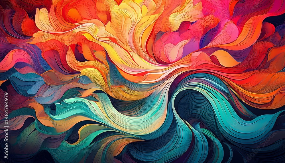Obraz premium Colorful abstract background pattern-