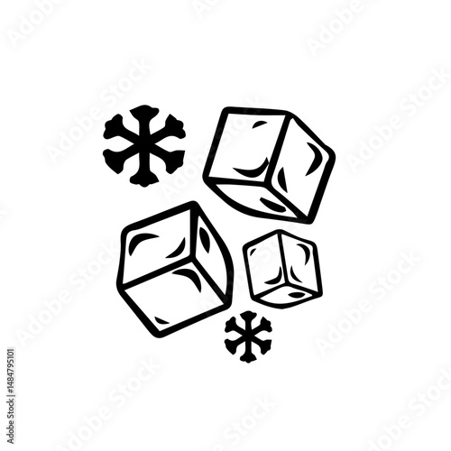icon ice cube