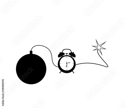 dangerous time bomb vector