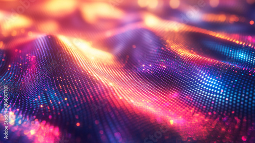abstract background with colorful lights