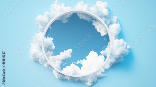 Cloud forming a circle in the sky, suggesting unity and completeness in strategic planning