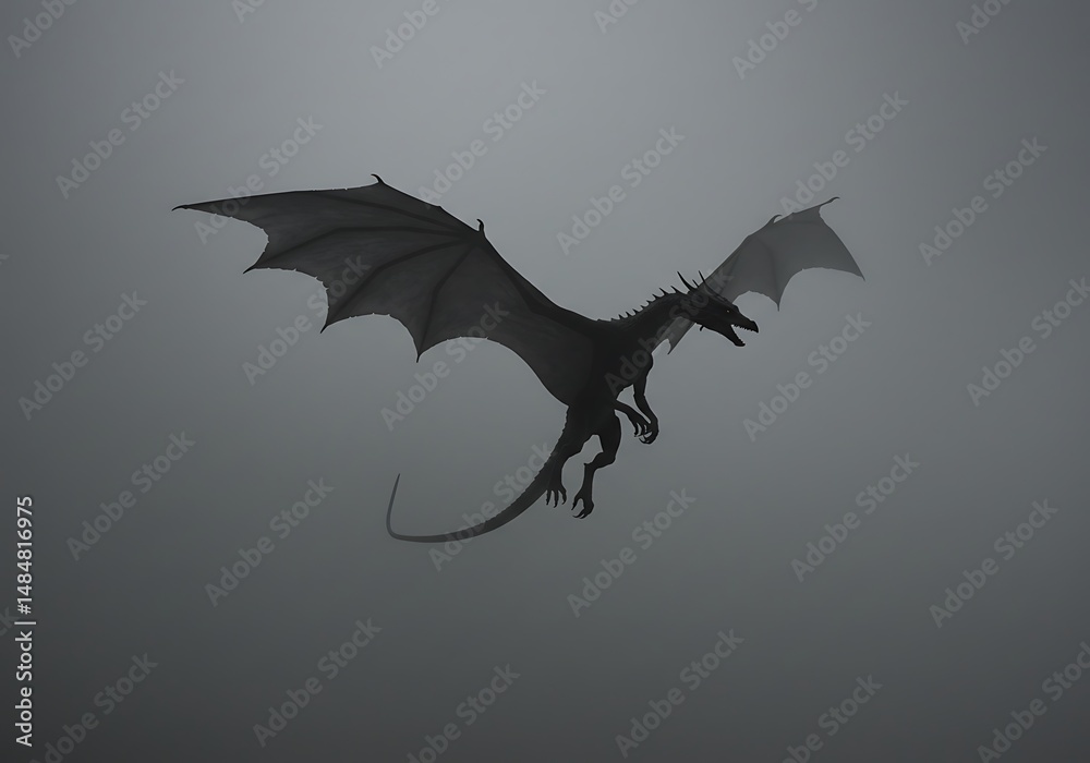 Fototapeta premium Shadow Wings, Silent Flight