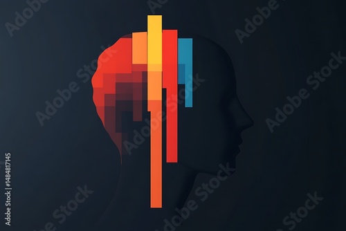 **Head Silhouette With Progress Bar Filling Up, Representing Mindset Shift --Ar 3:2 --S 50 --V 6.1 --Raw** - @Darya (Relaxed)