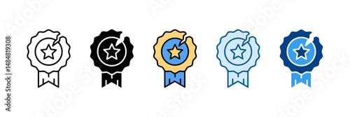 Reputation Damage Icon Set Multiple Style Collection
