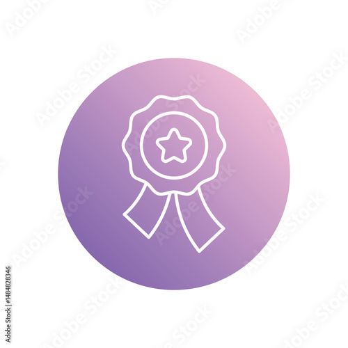 Badge icon vector stock illustration
