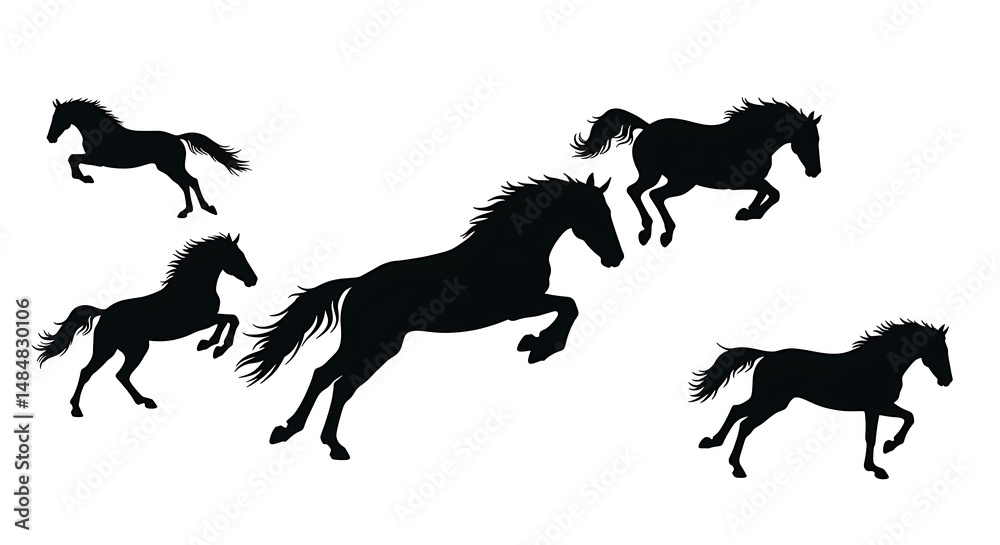Fototapeta premium Midnight Gallop