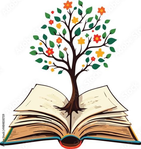 Bookstore, Book or Publication Company Logo Vector 