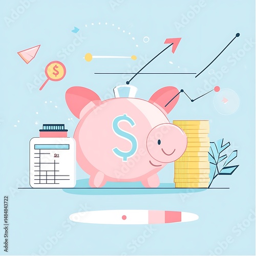 **Infographic Showing Savings Plan Over Time Line Graph, Pastel Colors. --S 50 --V 6.1 --Raw** - @Darya (Relaxed) -# Create, Explore, And Organize On [Midjourney.Com](<Https://Midjourney.Com/Imagine?F
