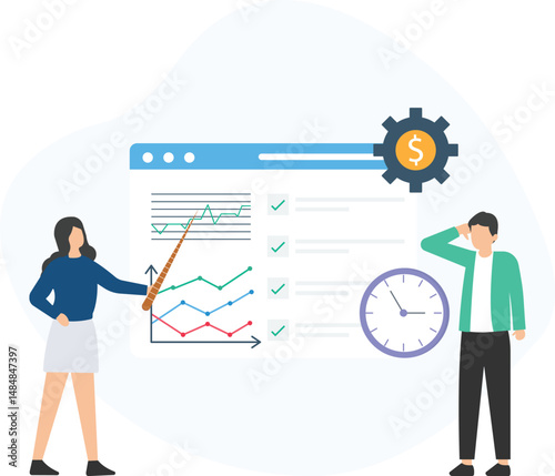 Project monitoring or performance tracking, progress review or milestone achievement, timeline management or schedule adherence, resource allocation or budget tracking, task completion or work status 