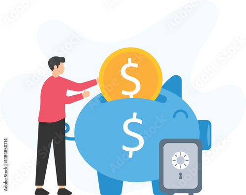 Fund saving or money preservation, financial planning or budgeting strategy, emergency fund or backup reserve, savings account or fixed deposit, long-term savings or retirement fund, short-term saving