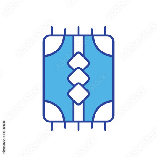 Carpet icon vector stock illustration