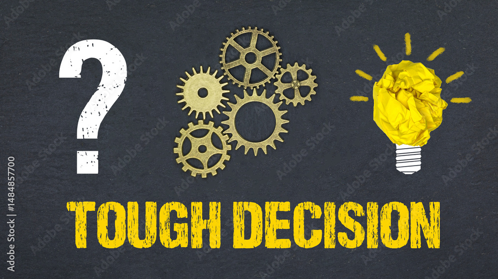 Obraz premium Tough Decision 