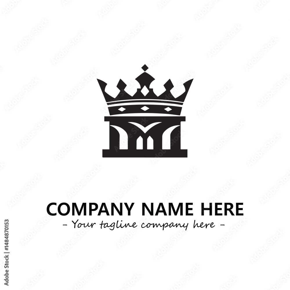 Fototapeta premium King logo company design vector illustration