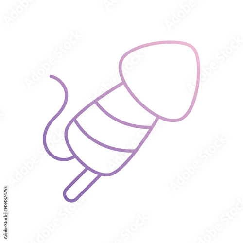 Fireworks icon vector stock illustration