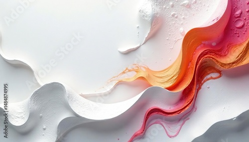 Intriguing abstract shapes in white, showcasing diverse textures and subtle shading, creating a visually interesting composition , graphic, details