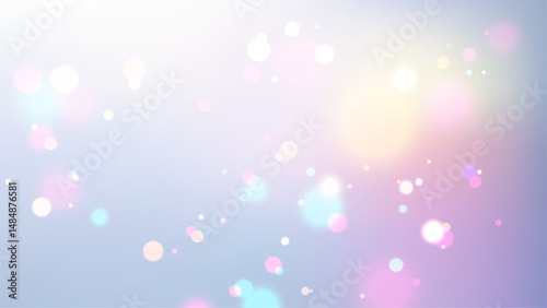 soft dreamy bokeh background with pastel colors and magical light orbs for whimsical designs