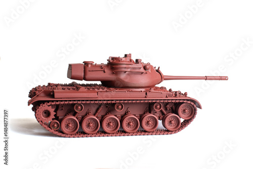 Scale model of old vehicle