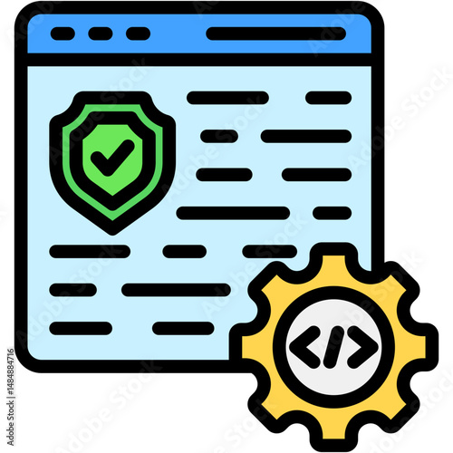Sre Colour Icon Vector Illustration
