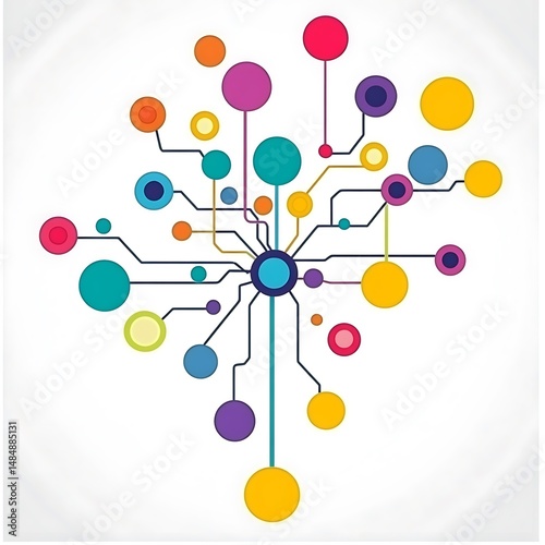 **Mind Map Of Strategic Concepts And Ideas Branching Layout, Colorful Nodes. --S 50 --V 6.1 --Raw** - @Darya (Relaxed) -# Create, Explore, And Organize On [Midjourney.Com](<Https://Midjourney.Com/Imag