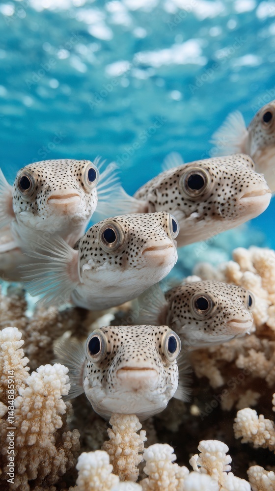 Obraz premium Spotted Fish Portrait