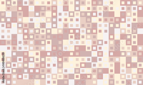 Abstract pastel square mosaic background.  Perfect for website banners, presentations, or as a stylish texture.  Subtle color variations create a calming, modern aesthetic.