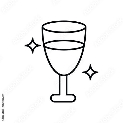 Drink icon vector stock illustration