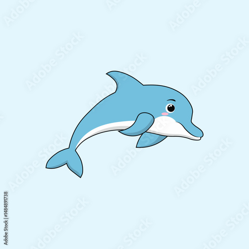 Animal Cute Cartoon Dolphin