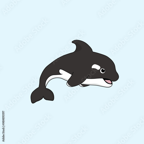 Animal Cute Cartoon Killer Whale