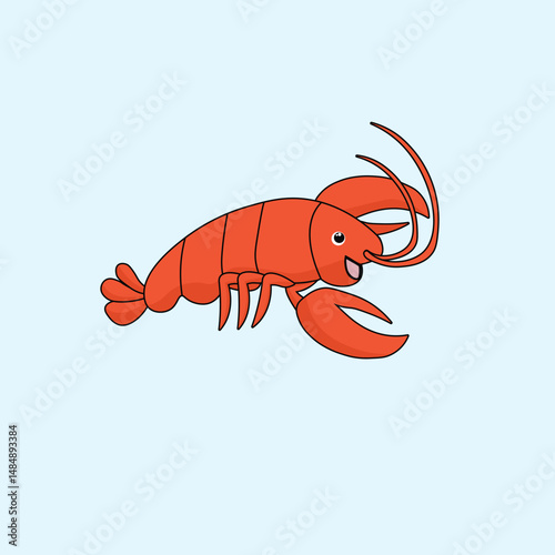 Animal Cute Cartoon Lobster