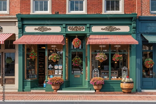 Captivating American Small Town Storefront Designs Featuring Nostalgic Architectural Facades